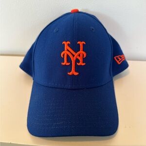 New Era Mets Blue Hat /Orange NY Logo 39thirty stretch fit